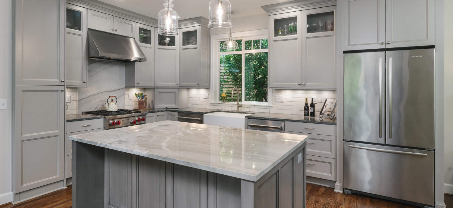 How to decorate around stainless steel appliances