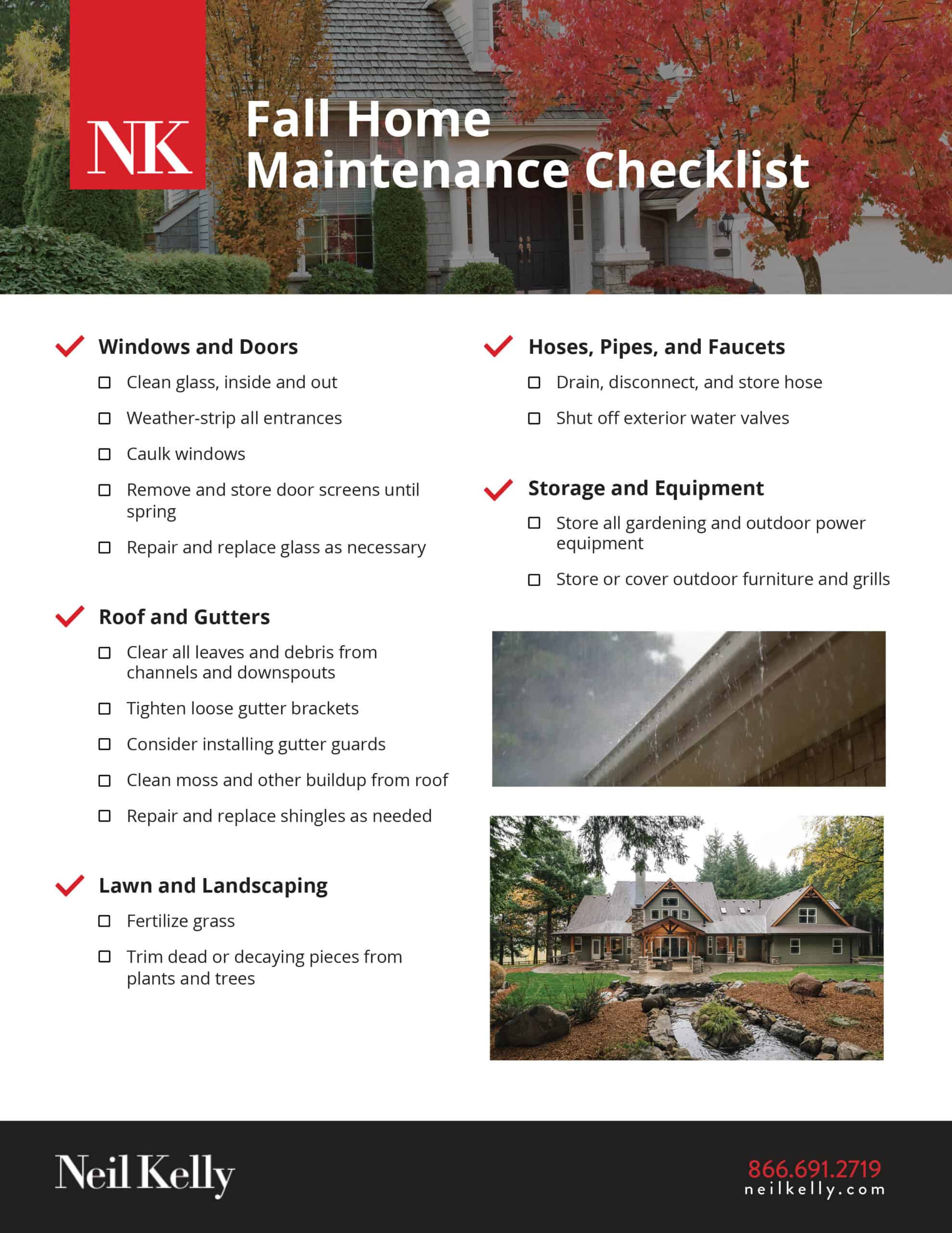 Home Maintenance: Prepare Your Home For Fall - Neil Kelly